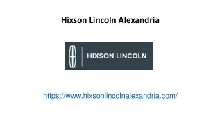 Hixson Lincoln Alexandria