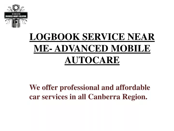 logbook service near me advanced mobile autocare