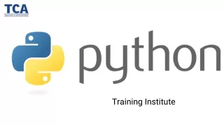 TCA India For Python Training Institute Near Me
