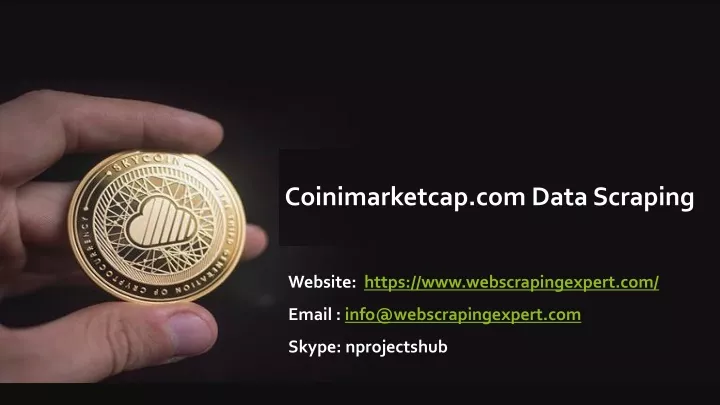 coinimarketcap com data scraping