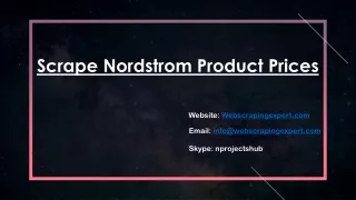 scrape nordstrom product prices