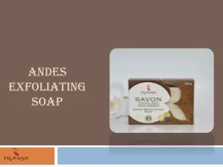Best Andes Exfoliating Soap | Runak