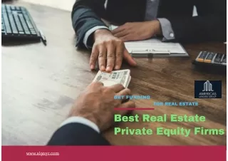 Best Real Estate Private Equity Firms