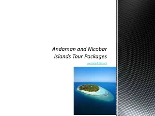 Andaman and Nicobar Islands Tour Packages |Journey Empires