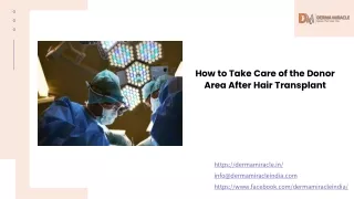 How to Take Care of the Donor Area After Hair Transplant