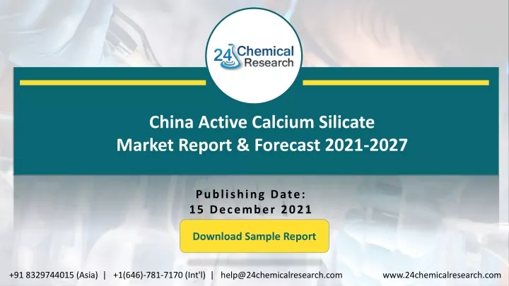china active calcium silicate market report