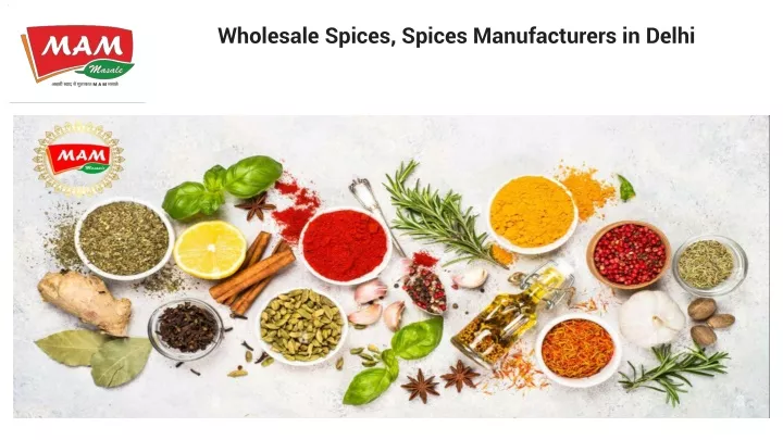 wholesale spices spices manufacturers in delhi