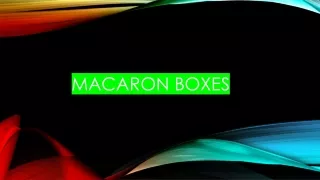 Macaron Boxes