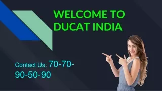 welcome to ducat india