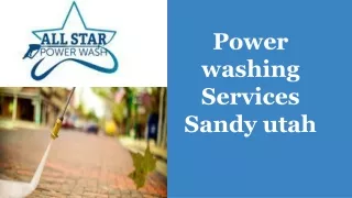 Patio Power Washer Services