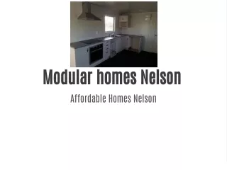 Modular homes Nelson