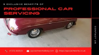 5 Exclusive Benefits of Professional Car Servicing