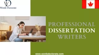 Professional Dissertation Writers For You - Words Doctorate