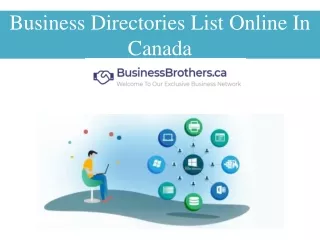 Business Directories List Online In Canada