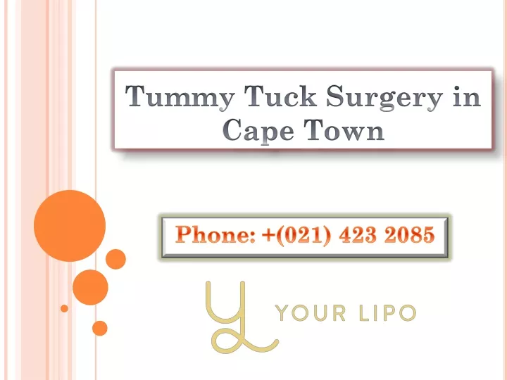 tummy tuck surgery in cape town