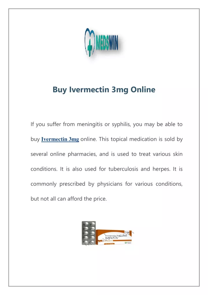 buy ivermectin 3mg online
