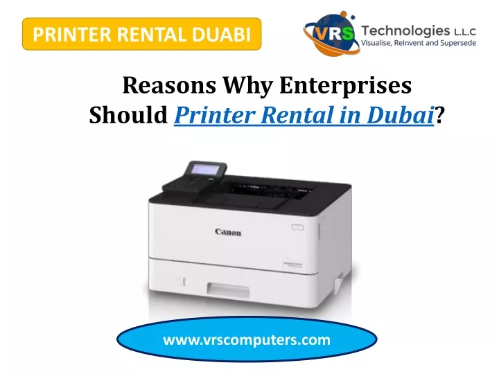 printer rental duabi