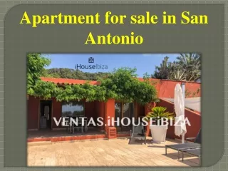 Apartment for sale in San Antonio