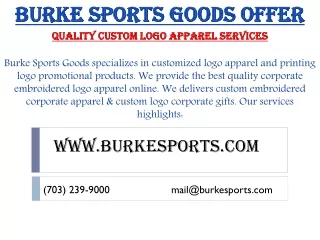 Quality Custom Logo Apparel Services