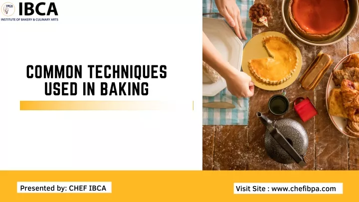 common techniques used in baking
