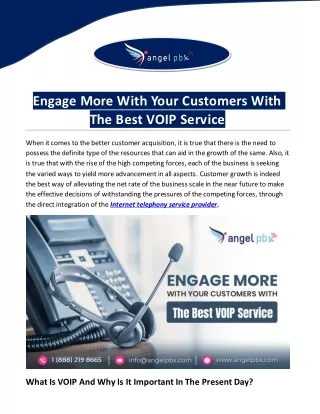 engage more with your customers with the best
