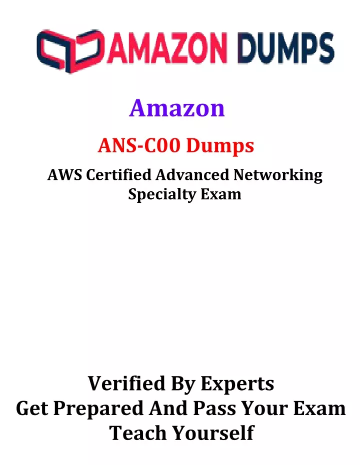 amazon ans c00 dumps aws certified advanced