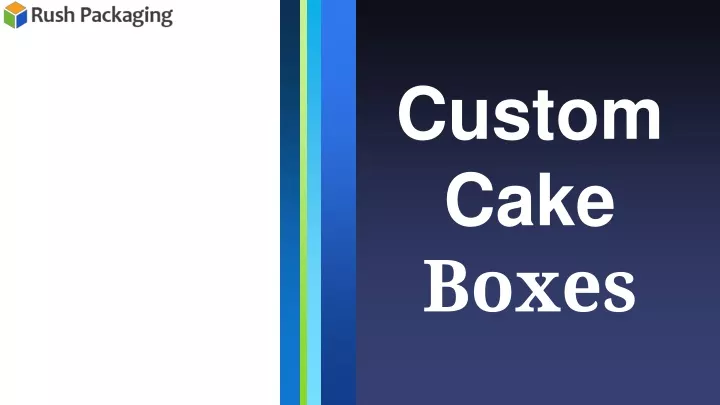 custom cake boxes