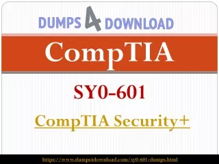 Get your SY0-601 Study Material at Very Reasonable Price | Dumps4download