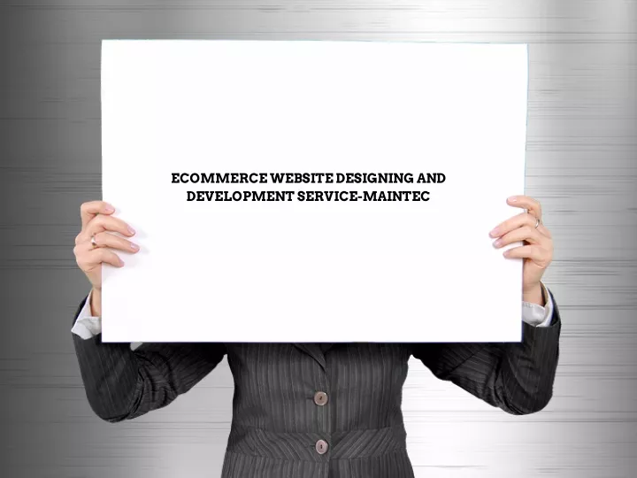 ecommerce website designing and development