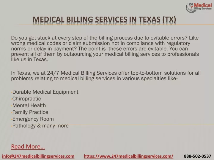 medical billing services in texas tx