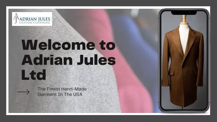 welcome to adrian jules ltd