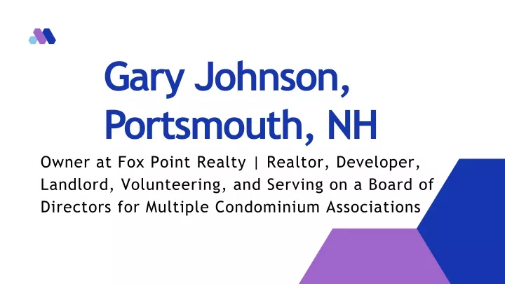 gary johnson portsmouth nh owner at fox point