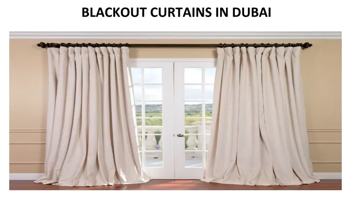 blackout curtains in dubai