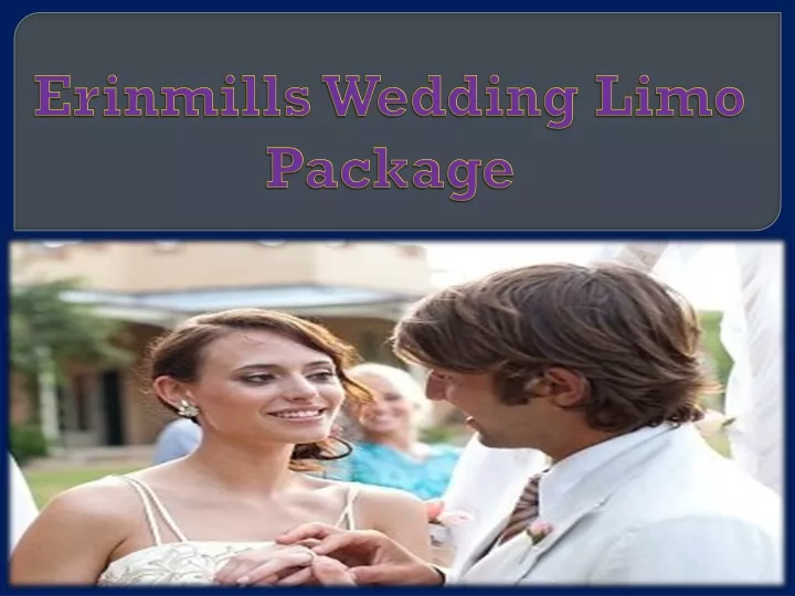 erinmills wedding limo package