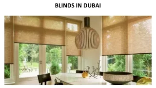 blinds in dubai
