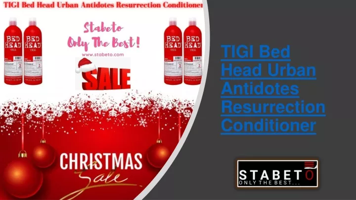 tigi bed head urban antidotes resurrection conditioner