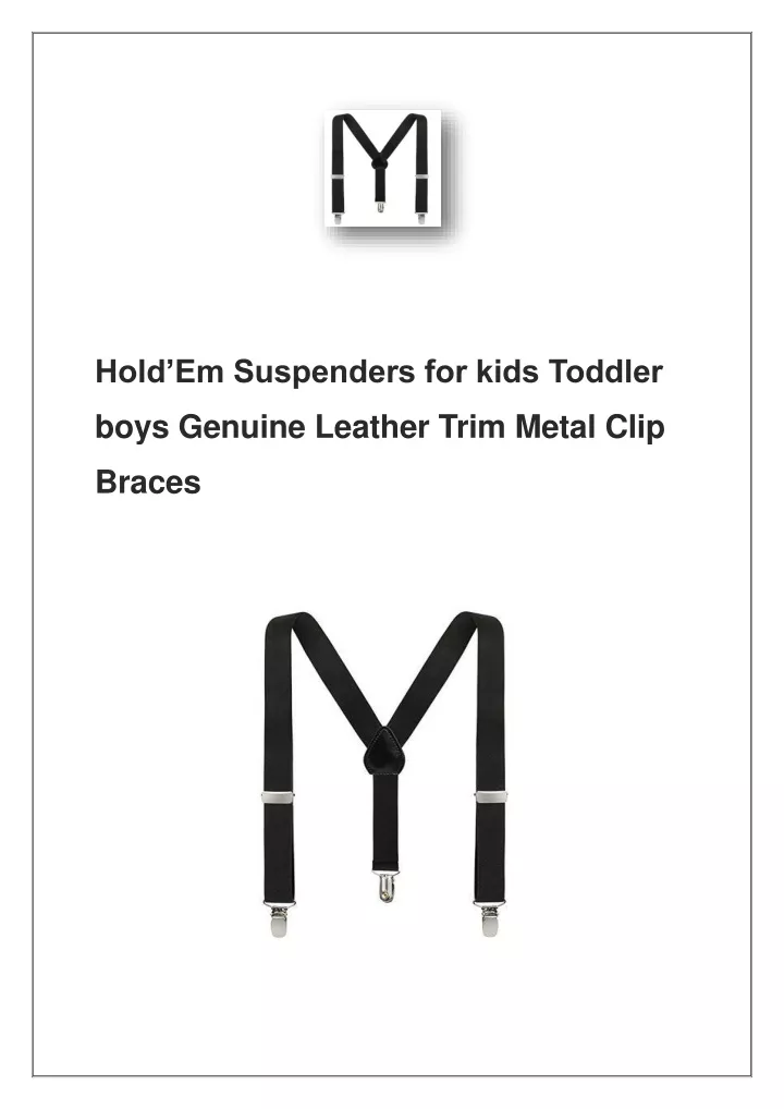 hold em suspenders for kids toddler