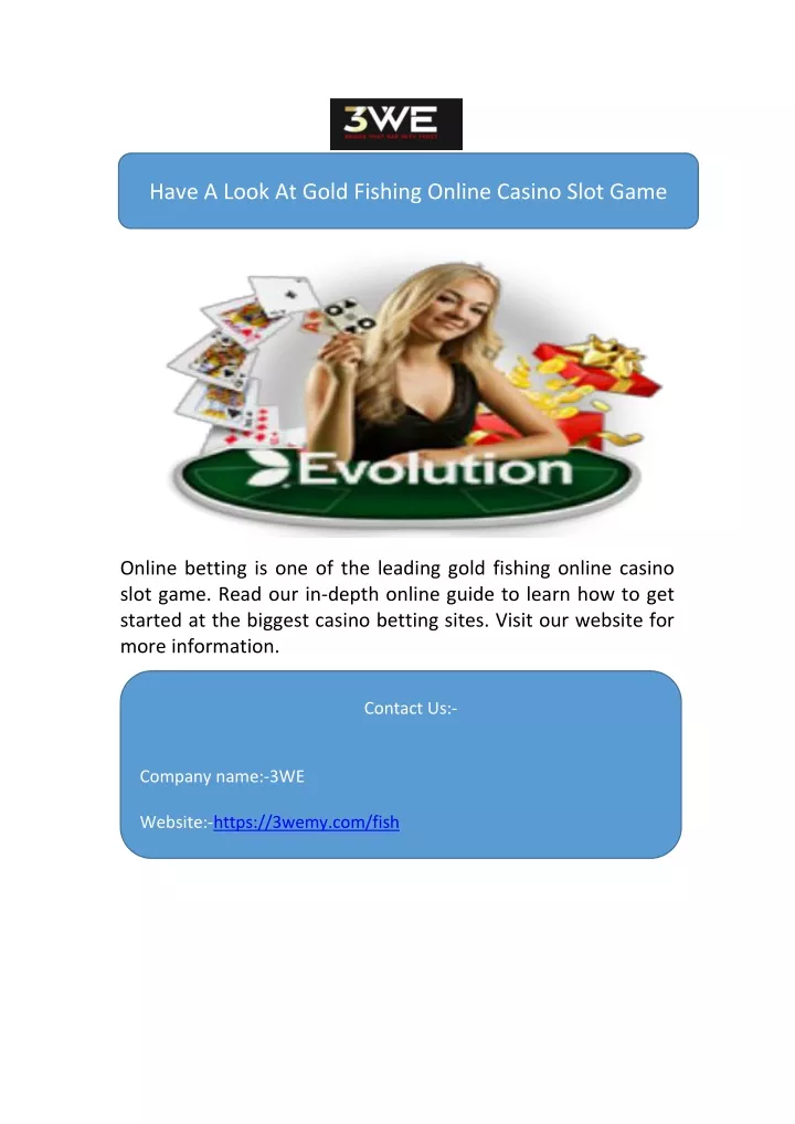 have a look at gold fishing online casino slot