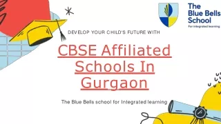 CBSE affiliated schools in Gurgaon