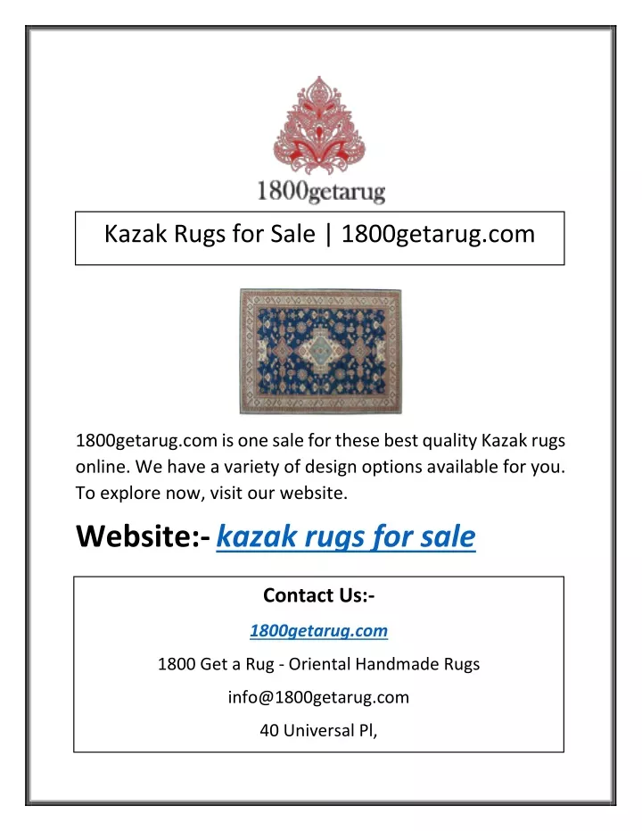 kazak rugs for sale 1800getarug com