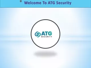 welcome to atg security