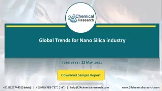 Global Trends for Nano Silica industry