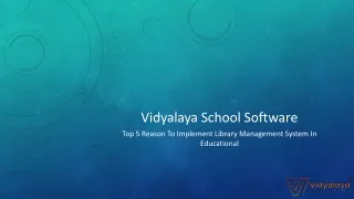 vidyalaya school software
