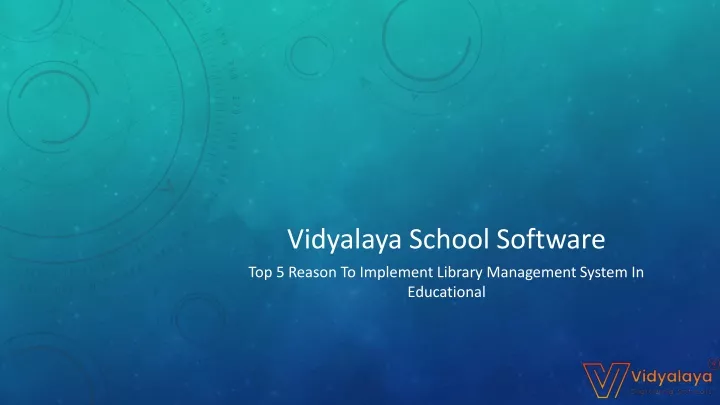 vidyalaya school software