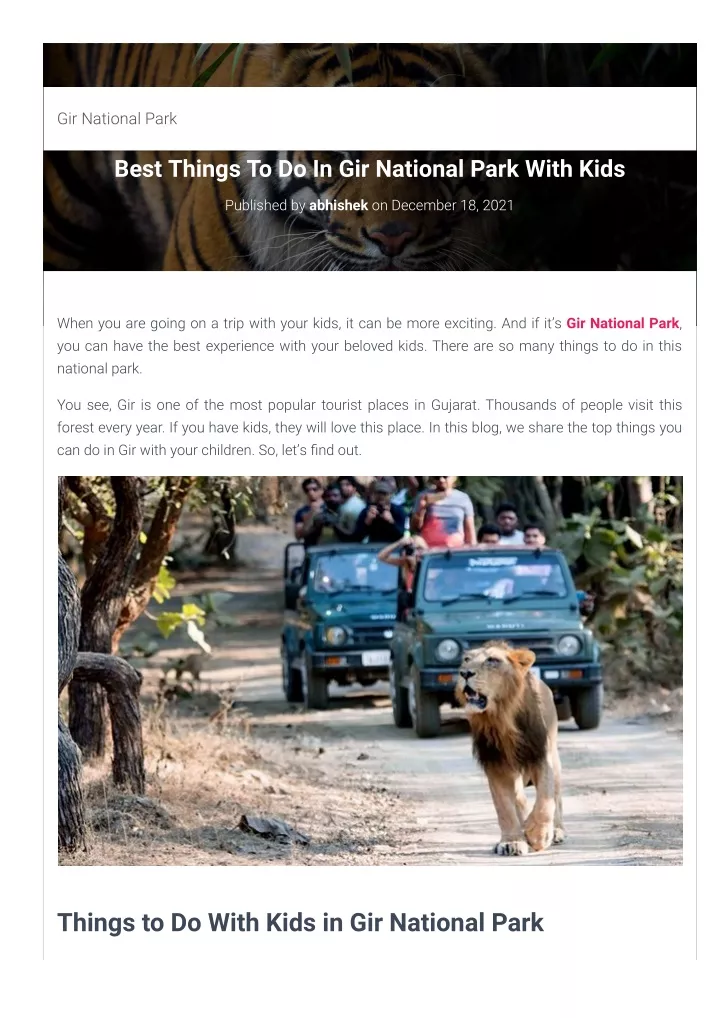 gir national park