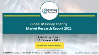 Global Masonry Coating Market Research Report 2021