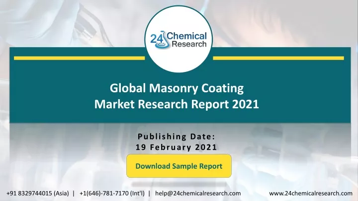 global masonry coating market research report 2021