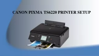 canon pixma ts6220 printer setup