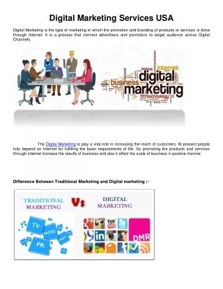 Digital Marketing Services USA