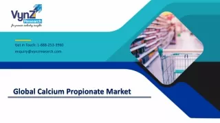 global calcium propionate market